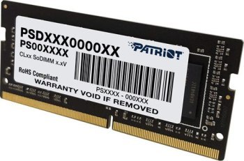 Patriot SO-DIMM DDR4 16GB 2400MHz 1 Rank Patriot SO-DIMM DDR4 16GB 2400MHz 1 Rank