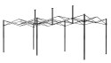 Pawilon handlowy ekspresowy - 3x6 m - niebieski