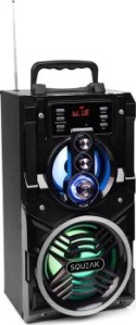 SQUEAK BEATBOXER BLUETOOTH 5.1 SPEAKER - GŁOŚNIK BLUETOOTH Z KARAOKE RADIO FM MICROSD AUX I USB SQ1000