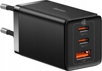 Baseus GaN5 Pro 2xUSB-C + USB, 65W (czarna) Baseus GaN5 Pro 2xUSB-C + USB, 65W (czarna)