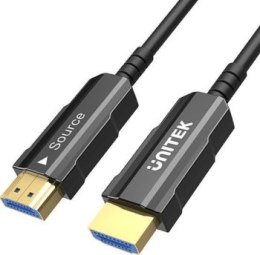 Unitek Kabel optyczny HDMI 2.0 AOC 4K 60Hz 50 m
