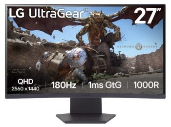 Monitor LG 27GS60QC-B - 27'' | QHD | VA Curved | 1ms | 180Hz