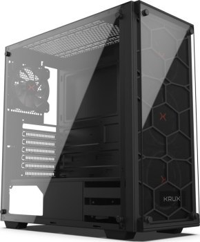 Obudowa KRUX Leda KRX0007 (ATX Extended ATX Mini ATX Mini ITX; kolor czarny) Obudowa KRUX Leda KRX0007 (ATX Extended ATX Mini ATX Mini ITX; kolor czarny)