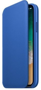Apple iPhone X Leather Folio ostry błękit (MRGE2ZM/A) Apple iPhone X Leather Folio ostry błękit (MRGE2ZM/A)