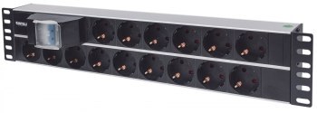 Listwa antyprzepięciowa - Intellinet Listwa zasilająca PDU 2U do szaf rack 19'' 714051 Listwa antyprzepięciowa - Intellinet Listwa zasilająca PDU 2U do szaf rack 19'' 714051