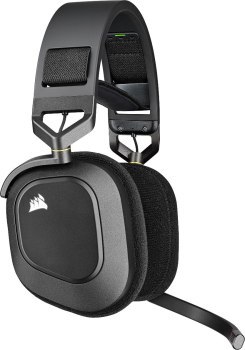 Słuchawki - Corsair HS80 RGB Wireless czarne Słuchawki - Corsair HS80 RGB Wireless czarne