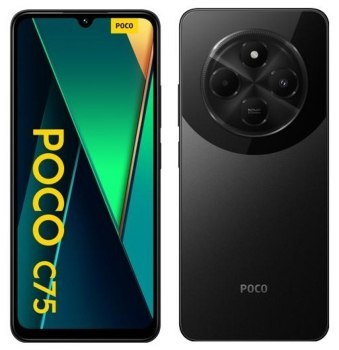 Smartfon POCO C75 8/256GB Czarny Smartfon POCO C75 8/256GB Czarny