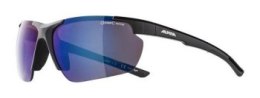 ALPINA Okulary na rower DEFEY HR kolor BLACK szkło BLUE MIRROR Cat.3