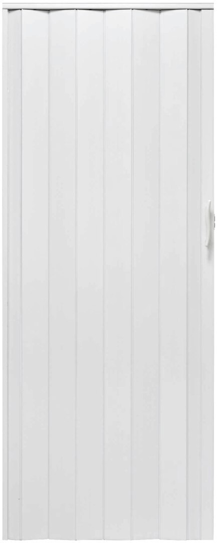 Drzwi harmonijkowe 001P BIAŁY MAT - 100 cm Drzwi harmonijkowe 001P BIAŁY MAT - 100 cm