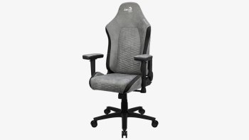 Fotel AEROCOOL CROWN AeroSuede Stone Grey Fotel AEROCOOL CROWN AeroSuede Stone Grey
