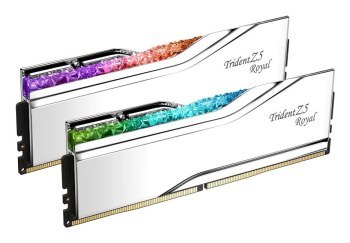 G.SKILL TRIDENT Z5 ROYAL RGB DDR5 2X16GB 6000MHZ CL28 SILVER F5-6000J2836G16GX2-TR5S G.SKILL TRIDENT Z5 ROYAL RGB DDR5 2X16GB 6000MHZ CL28 SILVER F5-6000J2836G16GX2-TR5S