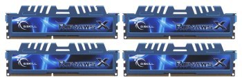 Zestaw pamięci G.SKILL RipjawsX F3-1600C9Q-32GXM (DDR3 DIMM; 4 x 8 GB; 1333 MHz; CL9) Zestaw pamięci G.SKILL RipjawsX F3-1600C9Q-32GXM (DDR3 DIMM; 4 x 8 GB; 1333 MHz; CL9)