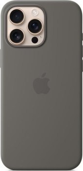 Apple iPhone 16 Pro Max Silicone Case with MagSafe stone gray