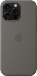 Apple iPhone 16 Pro Max Silicone Case with MagSafe stone gray
