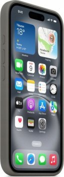Apple iPhone 16 Pro Max Silicone Case with MagSafe stone gray Apple iPhone 16 Pro Max Silicone Case with MagSafe stone gray