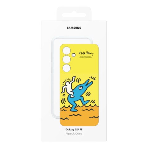 Etui case Samsung Flipsuit Case do Galaxy S 24 FE - żółte Etui case Samsung Flipsuit Case do Galaxy S 24 FE - żółte