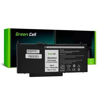 GREEN CELL BATERIA DE162 6MT4T 07V69Y DO DELL LATITUDE E5270 E5470 E5570 7200MAH 7.4V GREEN CELL BATERIA DE162 6MT4T 07V69Y DO DELL LATITUDE E5270 E5470 E5570 7200MAH 7.4V