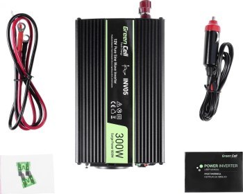 Green Cell 12V na 230V Czysta sinusoida 300W Green Cell 12V na 230V Czysta sinusoida 300W