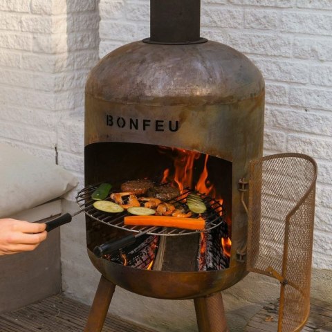 Kominek ogrodowy Bonfeu Bonbono rdzawy 4501R Kominek ogrodowy Bonfeu Bonbono rdzawy 4501R