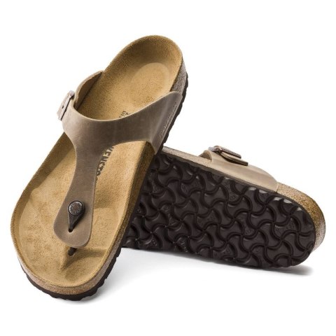 Japonki damskie Birkenstock Gizeh Oiled Leather Tabacco Brown Regular szerokie (0943811) Japonki damskie Birkenstock Gizeh Oiled Leather Tabacco Brown Regular szerokie (0943811)