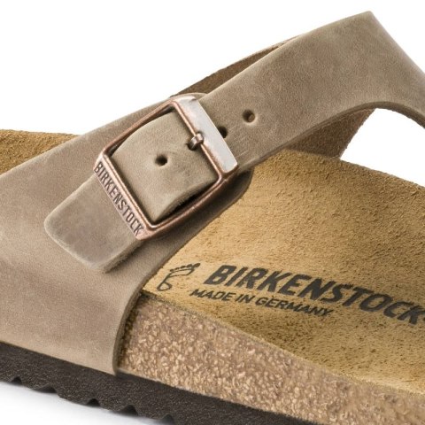 Japonki damskie Birkenstock Gizeh Oiled Leather Tabacco Brown Regular szerokie (0943811) Japonki damskie Birkenstock Gizeh Oiled Leather Tabacco Brown Regular szerokie (0943811)