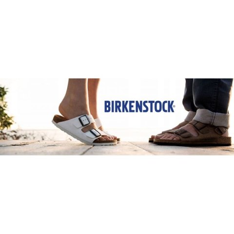 Klapki damskie/męskie Birkenstock Arizona Birko-Flor Nubuck Stone regular szerokie szare (0151211) Klapki damskie/męskie Birkenstock Arizona Birko-Flor Nubuck Stone regular szerokie szare (0151211)