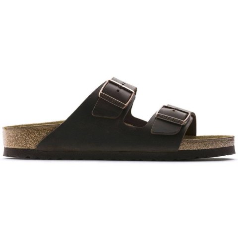 Klapki damskie/męskie brązowe Birkenstock Arizona Nubuk Habana narrow wąskie (52533) Klapki damskie/męskie brązowe Birkenstock Arizona Nubuk Habana narrow wąskie (52533)