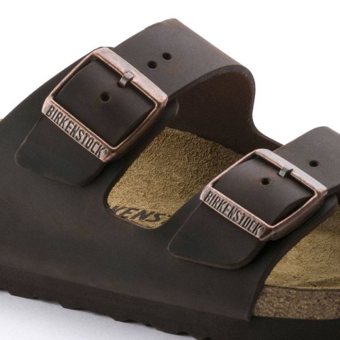 Klapki damskie/męskie brązowe Birkenstock Arizona Nubuk Habana narrow wąskie (52533) Klapki damskie/męskie brązowe Birkenstock Arizona Nubuk Habana narrow wąskie (52533)