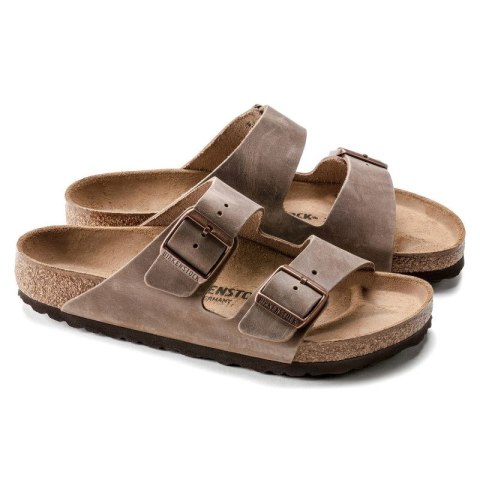 Klapki męskie brązowe Birkenstock Arizona Tabacco Brown narrow wąskie (0352203) Klapki męskie brązowe Birkenstock Arizona Tabacco Brown narrow wąskie (0352203)