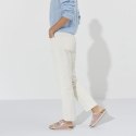 Klapki ocieplane Birkenstock Arizona Suede Leather Shearling Pink Clay LAF wąskie narrow (1023258)