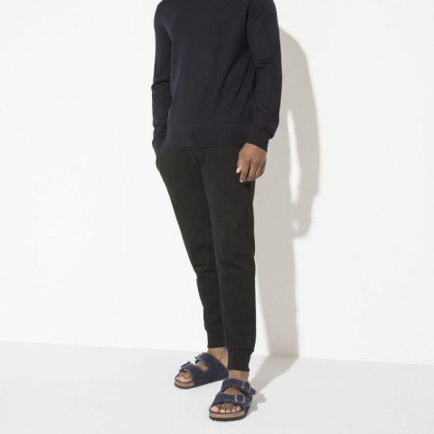 Klapki ocieplane Birkenstock Arizona VL Shearling Midnight skóra zamszowa wąskie narrow (1020583) Klapki ocieplane Birkenstock Arizona VL Shearling Midnight skóra zamszowa wąskie narrow (1020583)