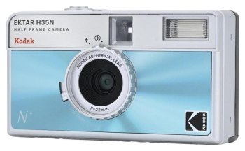 Aparat fotograficzny - Kodak EKTAR H35N Camera Glazed Blue Kodak Aparat fotograficzny - Kodak EKTAR H35N Camera Glazed Blue Kodak
