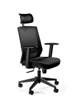 Ergonomiczny fotel biurowy ESTA czarny UNIQUE