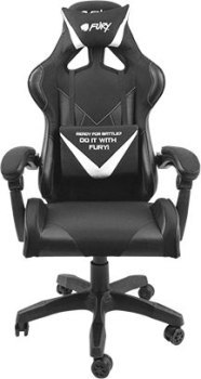 FURY FOTEL GAMINGOWY AVENGER L CZARNO-BIAŁY NFF-1711 Natec