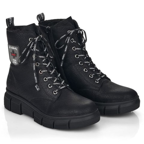 Wodoodporne komfortowe botki Rieker W RKR557 Wodoodporne komfortowe botki Rieker W RKR557