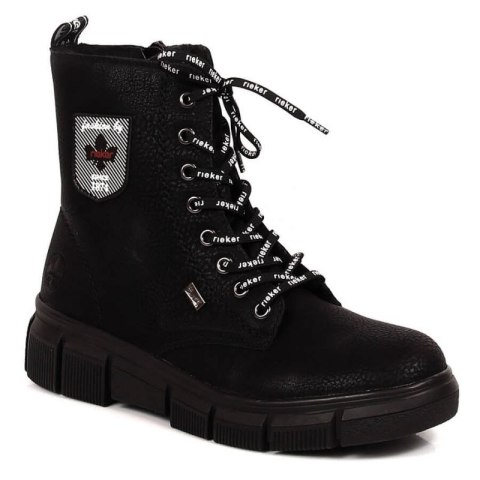 Wodoodporne komfortowe botki Rieker W RKR557 Wodoodporne komfortowe botki Rieker W RKR557