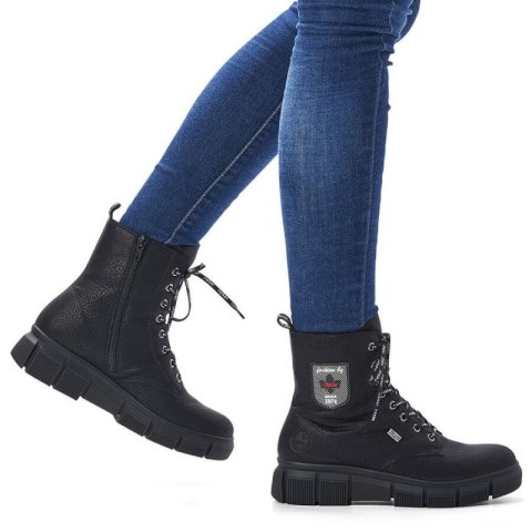 Wodoodporne komfortowe botki Rieker W RKR557 Wodoodporne komfortowe botki Rieker W RKR557