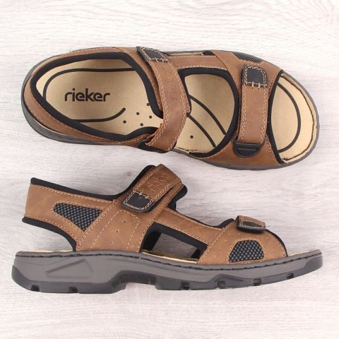 Sandały na rzepy Rieker M 26156-25 RKR447B Sandały na rzepy Rieker M 26156-25 RKR447B