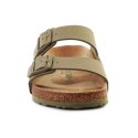 Klapki Birkenstock Rivet Logo Vegan Canvas Faded M 1023958