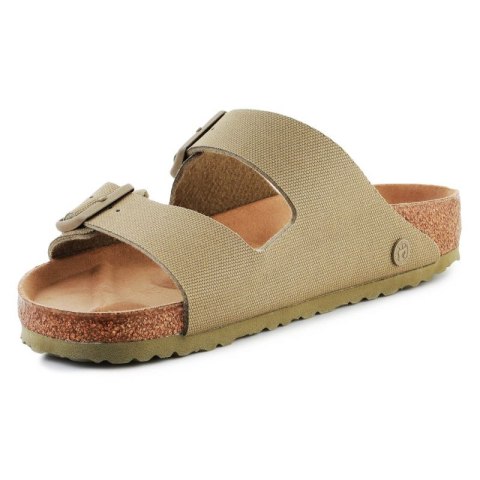 Klapki Birkenstock Rivet Logo Vegan Canvas Faded M 1023958 Klapki Birkenstock Rivet Logo Vegan Canvas Faded M 1023958