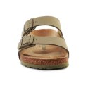 Klapki Birkenstock Rivet Logo Vegan Canvas Faded M 1023958