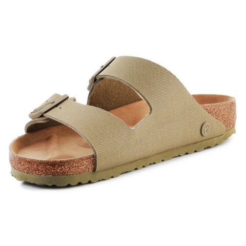 Klapki Birkenstock Rivet Logo Vegan Canvas Faded M 1023958 Klapki Birkenstock Rivet Logo Vegan Canvas Faded M 1023958