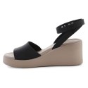 Sandały Crocs Brooklyn Ankle Strap Wedge W 209406-07H