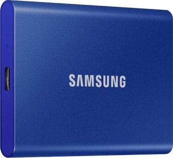 Dysk Samsung SSD T7 Portable 1TB MU-PC1T0H/WW niebieski Samsung Dysk Samsung SSD T7 Portable 1TB MU-PC1T0H/WW niebieski Samsung