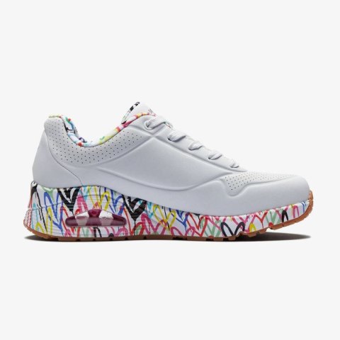 Buty Skechers X Jgoldcrown Uno Loving Love W 155506-WHT Buty Skechers X Jgoldcrown Uno Loving Love W 155506-WHT
