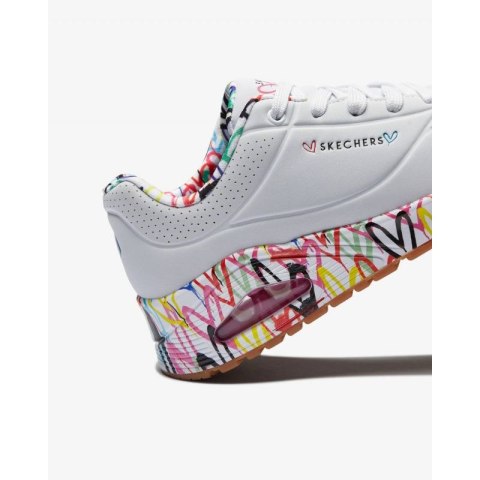 Buty Skechers X Jgoldcrown Uno Loving Love W 155506-WHT Buty Skechers X Jgoldcrown Uno Loving Love W 155506-WHT