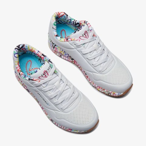 Buty Skechers X Jgoldcrown Uno Loving Love W 155506-WHT Buty Skechers X Jgoldcrown Uno Loving Love W 155506-WHT