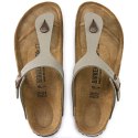 Japonki damskie Birkenstock Gizeh Stone Birko-Flor narrow na wąską stopę szare (0043393)