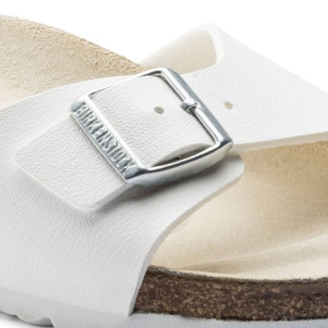 Klapki damskie Birkenstock Madrid Birko-Flor White białe regular szerokie (0040731) Klapki damskie Birkenstock Madrid Birko-Flor White białe regular szerokie (0040731)