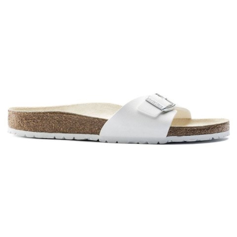 Klapki damskie Birkenstock Madrid Birko-Flor White białe regular szerokie (0040731) Klapki damskie Birkenstock Madrid Birko-Flor White białe regular szerokie (0040731)